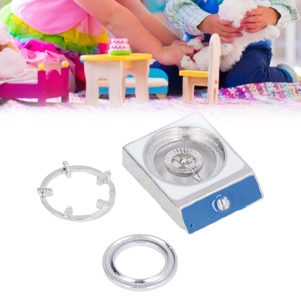 Juguete De Estufa De Gas, aleación De Utensilios De Cocina En Miniatura Que añade Aspectos Destacados, Ligero Para Edades De 3 Años En Adelante Para Casa De Muñecas 1:12