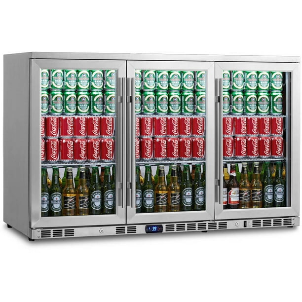 Kingsbottle 260Can Stainless Steel Beverage Fridge