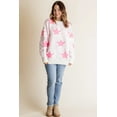 thumbnail image 5 of Women's Sachet Pink Oversized Star Pattern Sweater – Cozy Casual Winter Style for Daily Wear [ZhiHiMeRi] | L, 5 of 12