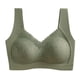 thumbnail image 2 of Gibobby Seamless Beauty Back Ropa interior Sin anillo de Sujetador deportivo Sexy Push Up Ropa interior cómoda Sujetador de libros(Verde,XXL), 2 of 5