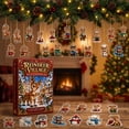 thumbnail image 5 of Christmas Advent Calendar 2026, Reindeer Village Hanging Ornament Countdown, Whimsical Winter Decorations for Christmas Tree Wreath Mantel Window Garland and Seasonal Home Displays, 5 of 6