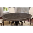 The Gray Barn Cornerways Rustic Brown 60-inch Wood Round Dining Table