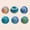 Multicolor C, variant on Artisanal Gradient Crochet Sandbag Set, 5 Soft Handwoven Weighted orbs with Layered Rainbow Colors, Durable Sand-Filled Beanbags for Juggling Practice & Everyday Casual Play
