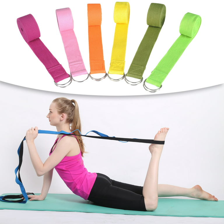 XWQ Yoga Stretch Strap Flexibility Sweat Absorption Accessory Leg  Stretchers Training Belt for Trainer