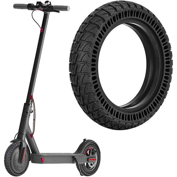 9 Inch Solid Tire, 9x2.25 Scooter Wheels for All 9.0 inch Electric Scooter, No Inflation Required Explosion Proof Solid Tire, Tubeless Honeycomb Tyre Parts Compatible For M365/M365 Pro