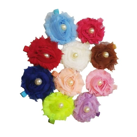 ModaStyle 10-Piece Baby Girl Floral Pearl Headwear Hair Clips Set (Best Day To Cut Hair In June 2019)