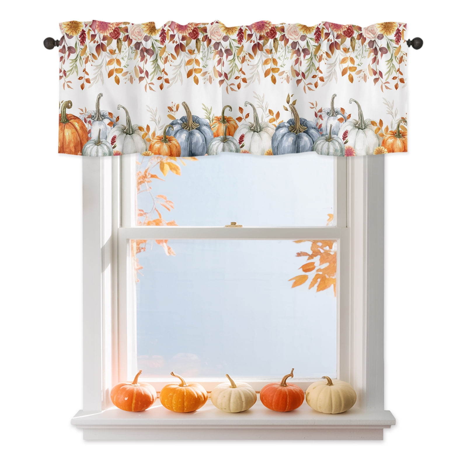 UPC 985960705014 - Kitchen Cafe Valance Curtain for Small Windows ...