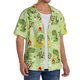 thumbnail image 2 of Fotbe Cute Dinosaurs Cartoon Camisa Estampada de Manga Corta para Hombre, Casual de Verano, Estilo Playero, Sin Arrugas-3X-Large, 2 of 5
