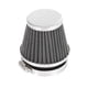 thumbnail image 5 of Filtro de aire Redondo Cónico Unique Bargains 54mm Moto Limpiador 4uds negro, 5 of 7