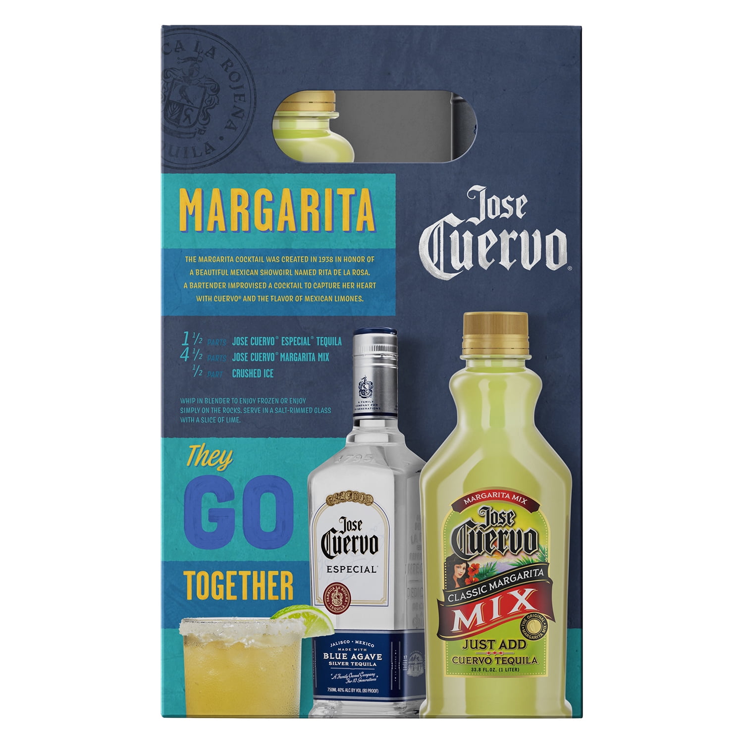 Jose Cuervo Slver Teq 750ml Marg Mix Vap