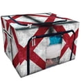 thumbnail image 1 of EREHome Alabama State flag USA with grunge metal texture Storage Bag Clear Window Storage Bins Boxes Large Capacity Foldable Stackable Organizer With Steel Metal Frame For Clothes,Closets, Bedrooms, 1 of 3