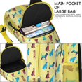 thumbnail image 3 of Print Dog print design Cute puppy pattern Funny dog illustration Print Sling Backpack Crossbody Daypack, Multiple Compartments, Lightweight and Durable, Fashionable, 3 of 3