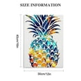thumbnail image 2 of PIKWEEK Square Canvas Wall Art Abstract Painting,Colorful Pineapple Fruit Pattern Artworks with  Ready to Hang Art Painting for Home Office Decor &nbsp;12*16in/16*20in, 2 of 5