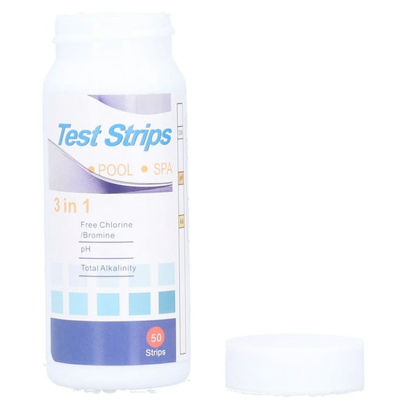 Tiras De Prueba De Spa, Herramienta De Prueba De Agua De Alta Sensibilidad Papeles De Prueba De PH, 3 En 1 Para Agua Potable De Acuario