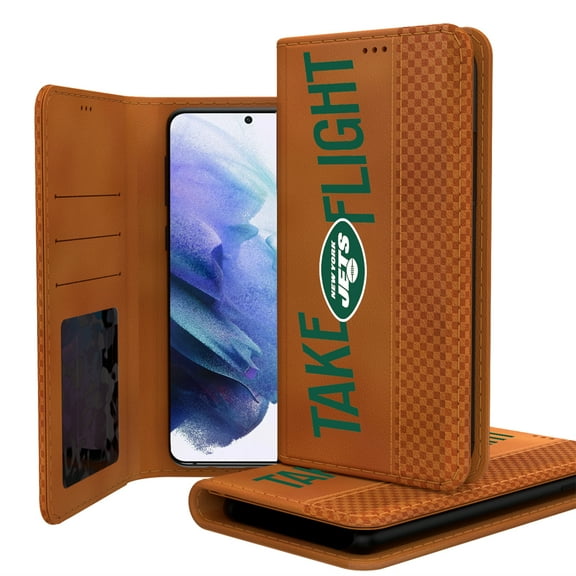 Keyscaper Brown New York Jets Galaxy Folio Case