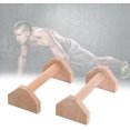thumbnail image 4 of Push Up Bars Handstående Trä Push Ups Push Up Ställning Bar Fitness, 4 of 5