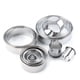 thumbnail image 2 of Juego De Moldes Para Hacer Albóndigas Redondas De Acero Inoxidable, 14 Uds., Herramientas De Corte, Envoltorio Redondo Para Pasteles, Galletas, Herramientas Para Cortar Masa Vogacara HA015477-00, 2 of 6