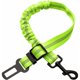 thumbnail image 1 of Cinturón de seguridad para coche para perros con absorción de impactos, hilos reflectantes elásticos ajustables duraderos y mosquetón fuerte para todos los perros y gatos mascotas (verde), 1 of 5