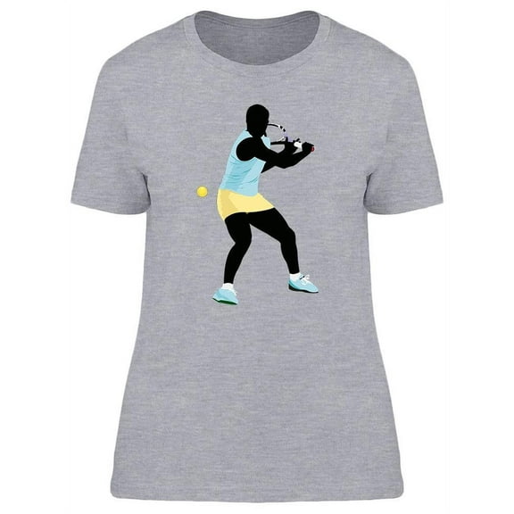 Tennis Player Ready To Hit T-Shirt Women -Image by Shutterstock, Female XX-Large