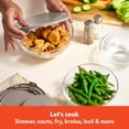 thumbnail image 4 of Juego de cocina Bella de 21 piezas con revestimiento antiadherente de cerámica EverGood™, apto para lavavajillas y horno, compatible con todo tipo de cocinas, tapas de vidrio templado y asas frías al, 4 of 5