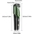 thumbnail image 2 of Vacuum Hair Clipper with Automatic Hair Suction, Rechargeable & Waterproof Beard Trimmer for Men - Professional Mustache Trimmer, 2-in-1 Cordless Travel Razor with Combs, Cortapelo para Viaje, 2 of 9
