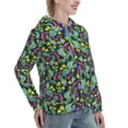 thumbnail image 6 of Lsque Watercolor Cactuses Pattern Casual Women's Hoodie,Hooded Sweatshirt with Kangaroo Pocket,Pullover Hoodie with Eye-catching Drawstrings-Small, 6 of 7
