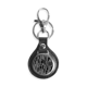 thumbnail image 1 of Línea de goteo grano patron arte ilustración Coche de metal llavero anillo de cuero llavero de regalo, 1 of 4