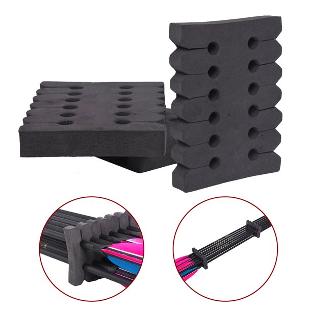 Titular De Flechas Titular De Flechas Caza Soporte para flechas Separador de flechas Protector Accesorios para tiro con arco al aire libre (10 piezas)
