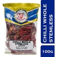 thumbnail image 2 of TAJ Premium Indian Whole Chilli (Whole Mirchi, without stem) 100 grams, 2 of 3