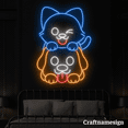 thumbnail image 2 of Craftnamesign Dog With Cat Neon Sign for Pet Shop Pet Clinic Spa Grooming Wall Art, 2 of 5