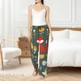 thumbnail image 5 of Uemuo Cute Animal Forest Pattern Women's Wide Leg Palazzo Lounge Pants with Pockets Light Weight Loose Comfy Casual Pajama Pants-X-Large, 5 of 9