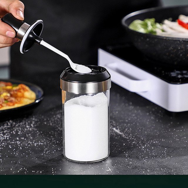 Agiferg Récipient en Verre pour Assaisonnement 250ml Distributeur d'Huile/miel