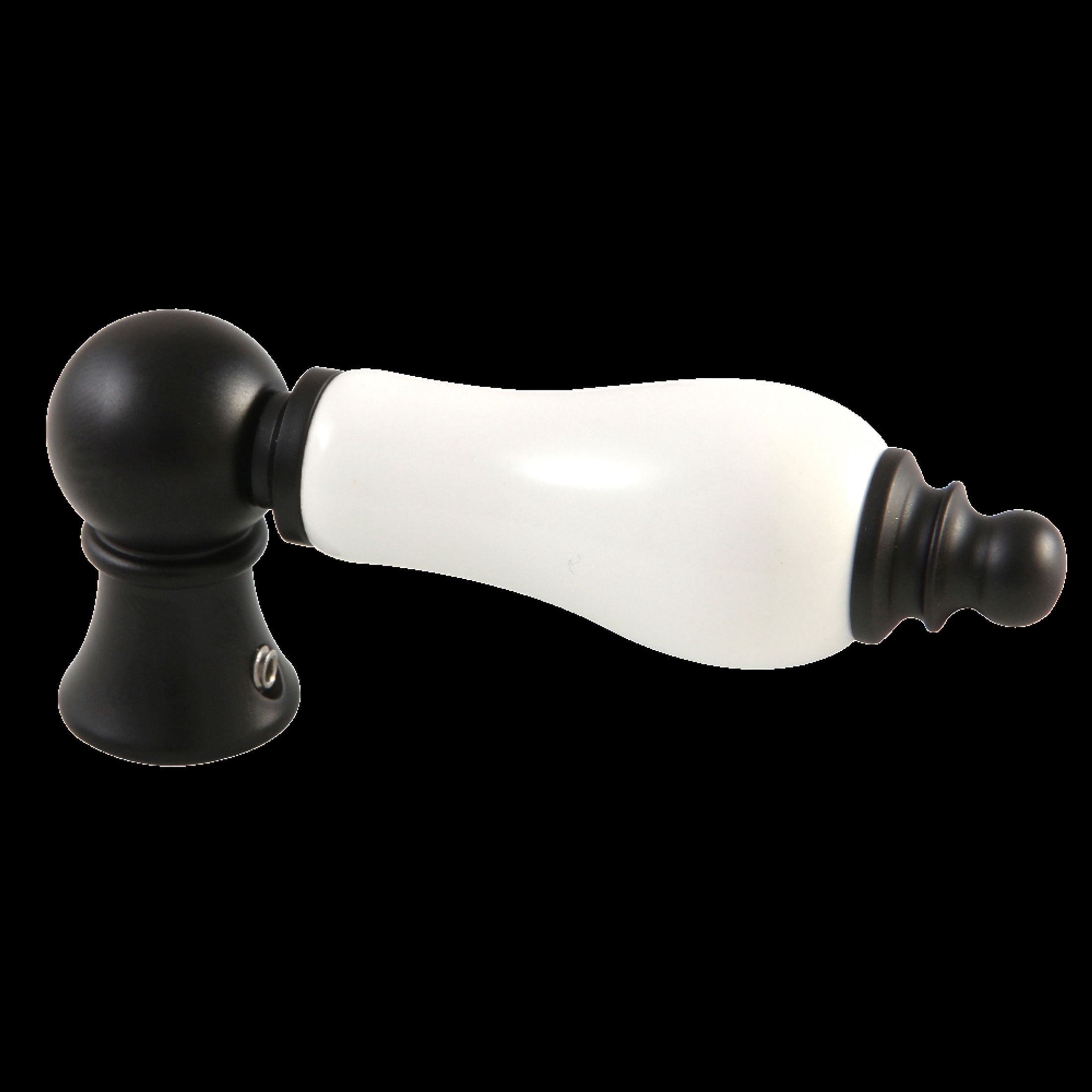 Kingston Brass KTPLD0 Victorian Universal Front or Side Mount Toilet Tank Lever in Matte Black
