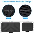 thumbnail image 7 of 3-Pack Silicone Soap Dish, Sponge Holder for Sink, Kitchen Soap Tray, Bathroom Soap Holder, Sponge Tray with Drain (Black), 7 of 7