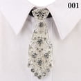 thumbnail image 2 of Cravate en Strass Mode Ajustable Cravate de Fête Cravate en Strass pour Hommes Femmes, 2 of 10