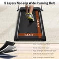 thumbnail image 5 of EUROCO Folding Treadmill for Home/Office, 265LBS Walking Pad with Incline, 2.5HP, LED Play, 5 of 8