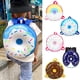 thumbnail image 2 of Mochila escolar para niños y niñas, bolsa bonita con forma de Donut de arcoíris, informal, para guarderíaBlueEstados Unidos Fivean unisex, 2 of 2