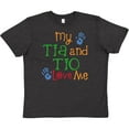 thumbnail image 3 of Inktastic Tia and Tio Love Me Youth T-Shirt, 3 of 5