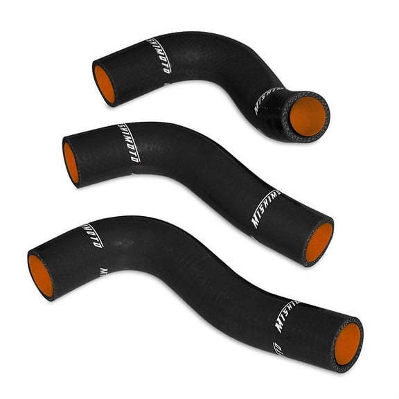 Mishimoto MMHOSE-MIA-94BK Silicone Radiator Hose Kit Compatible With Mazda MX-5 Miata 1994-1997 Black