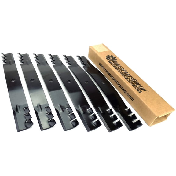 (6) Mulching Blades for John Deere 60" Z850A, Z860A, Z920A, F620, F680 M128485