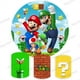 thumbnail image 2 of Fondo redondo con cubiertas redondas de Super Mario, decoración para fiesta de cumpleaños de niños, fondo con forma de cilindro de dinosaurio y princesa, 2 of 4