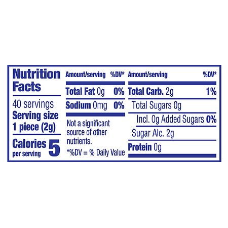 Juicy Fruit Fruity Chews Original Sugar Free Gum Original 40.0 ea Pack of 2