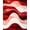 Red, Pattern 1, variant on ODIKA 4'x6' Machine Washable Non-Slip Area Rug, Modern Abstract Brushstroke Wave Design with Dynamic Flow High Traffic Rug, Red, 256670