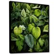thumbnail image 2 of Designart "Meticulous Tropical Botanicals I" Plants Floater Framed Wall Art Living Room, 2 of 5