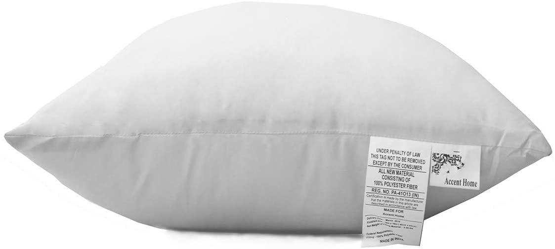  JOJOGOGO 18 by 18 Inch Square Pillow Insert 18x18 Decorative  Throw Pillow Inserts Set of 2 Hypoallergenic 18 x 18 Soft White Polyester  Microfiber Durable Couch Cushion Fillers Also for Bed