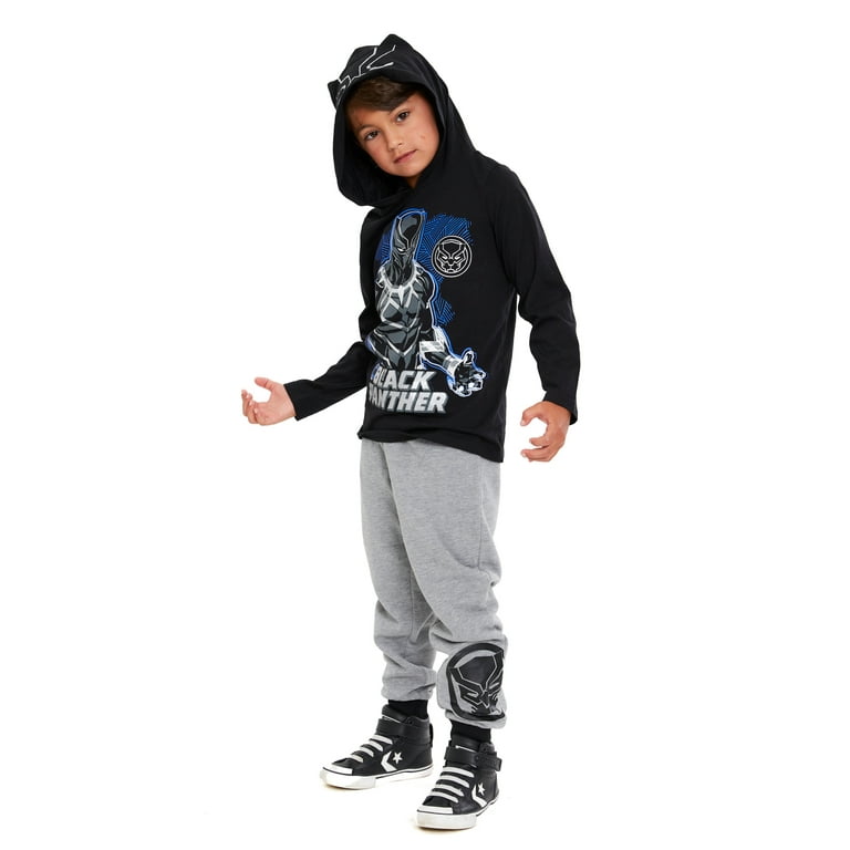 Black panther boys hoodie deals