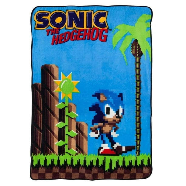 Sonic the Hedgehog 16Bit Fleece Throw Blanket
