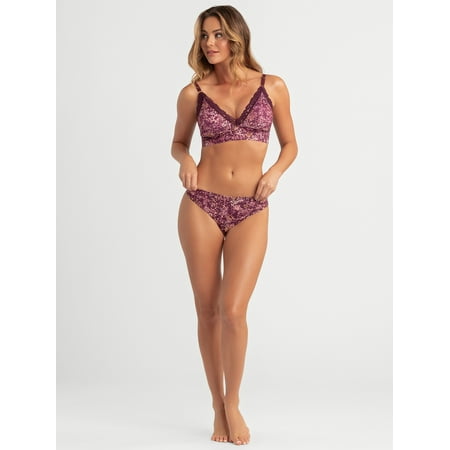 Jessica Simpson Women's Microfiber Tanga, 2-Pack, Size S-XXXL