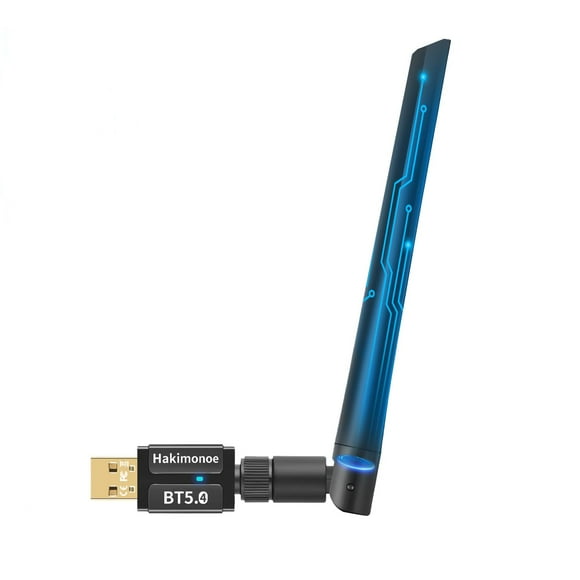 Adaptador Bluetooth 5.4 Hakimonoe de largo alcance para PC con Windows