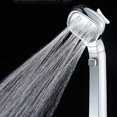 thumbnail image 3 of Cabezal de ducha presurizado de calidad superior - Cabezales de ducha portátiles de alta presión que ahorran agua - Cabezales de ducha potentes de 4 configuraciones - Corte de agua con un solo toque,1 Afortunado Sencillez, 3 of 5
